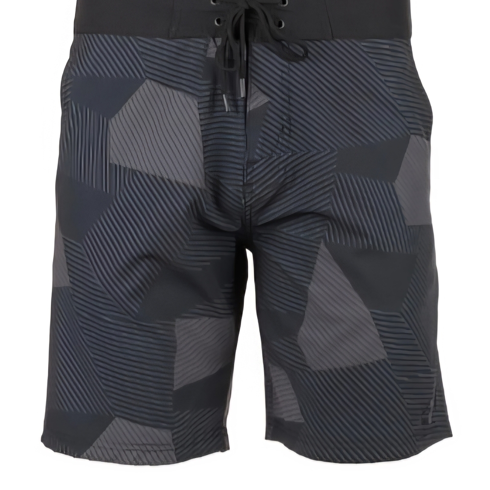 Reef Men's Black Geometric Board Shorts